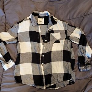 Black and White flannel